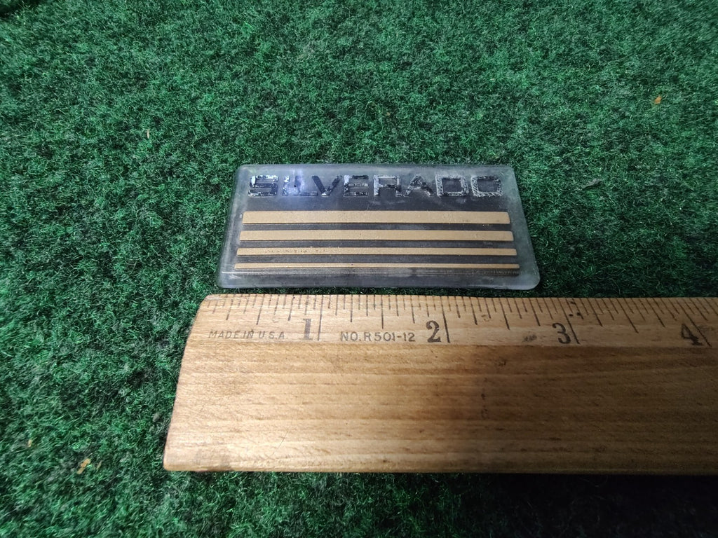 1990s SILVERADO Plastic Roof Panel Emblem OEM NAME PLATE 4S4