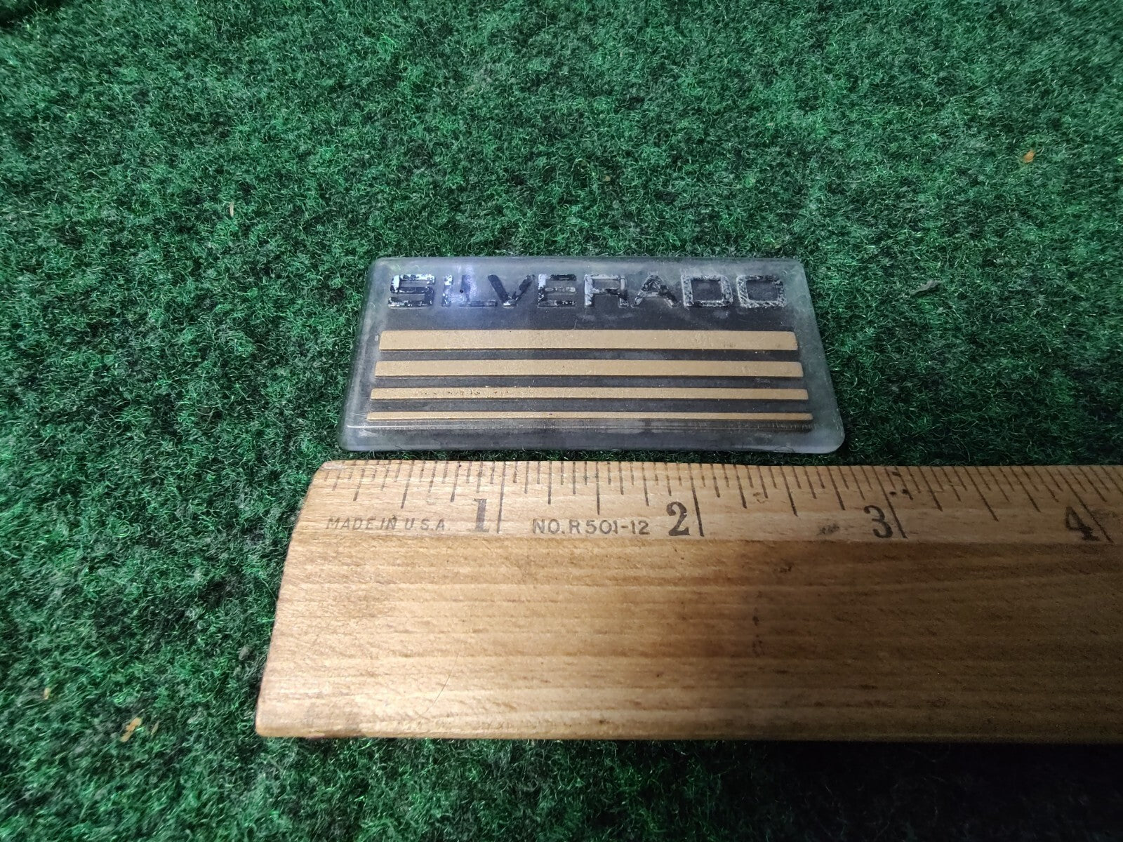 1990s SILVERADO Plastic Roof Panel Emblem OEM NAME PLATE 4S4