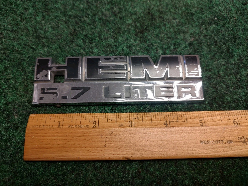 2006-2012 Dodge Ram 2500 3500 HEMI 5.7 LITER Nameplate Emblem 55078115AA OEM 2S1