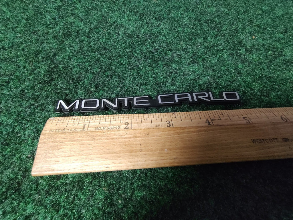 1995-1999 Chevrolet Chevy Monte Carlo Silver Dash Board Emblem Badge 5" Inch 6S1