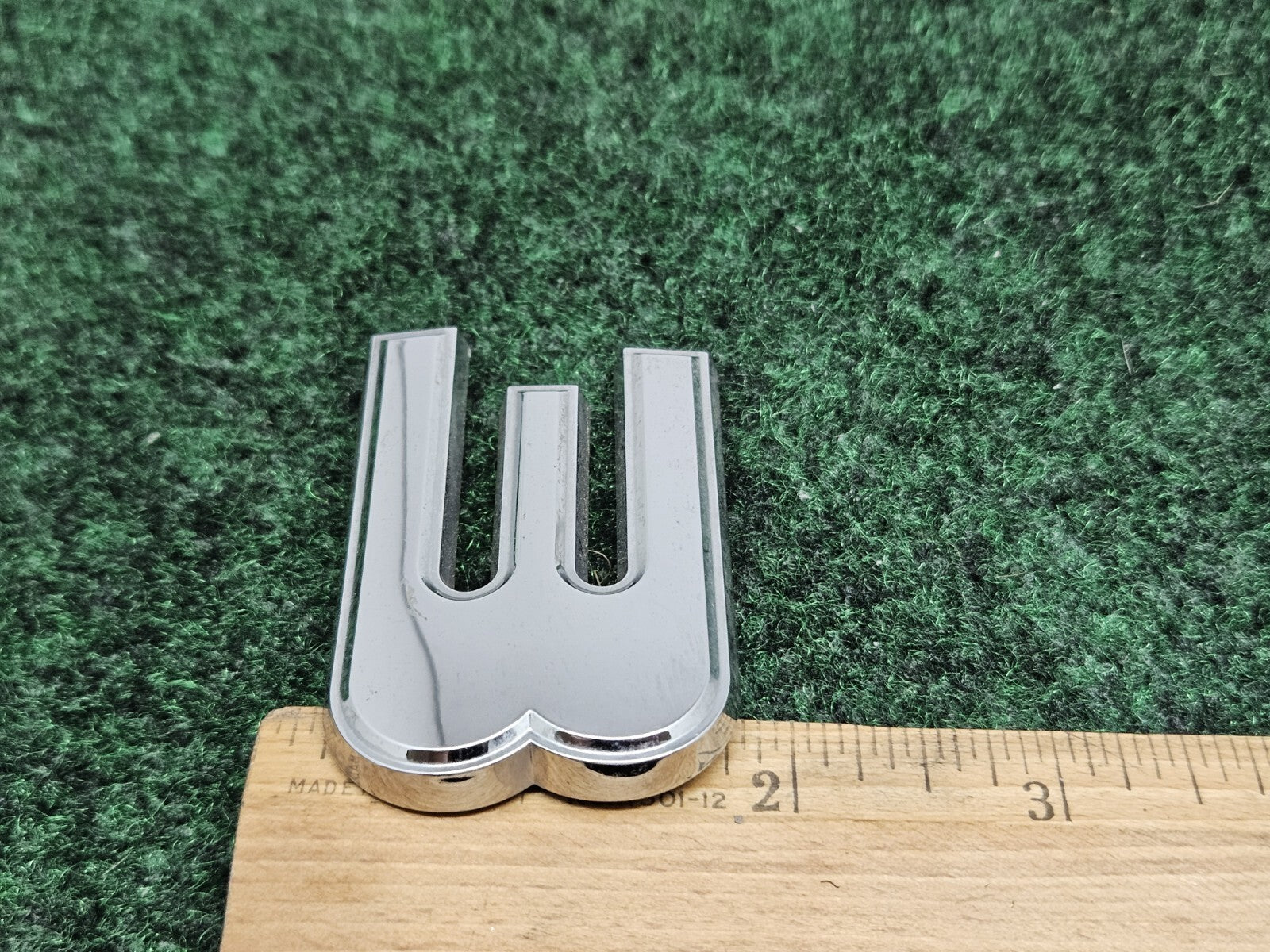 OEM 3D "3" Chrome Individual Number Lettering Emblem Badge Logo Nameplate 7S8