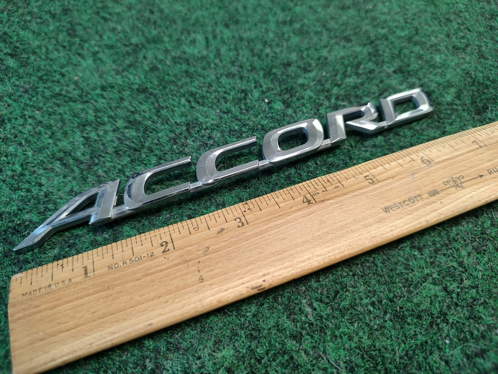 Honda Accord Emblem Rear Trunk Chrome Badge Back Symbol Logo Nameplate 2S8