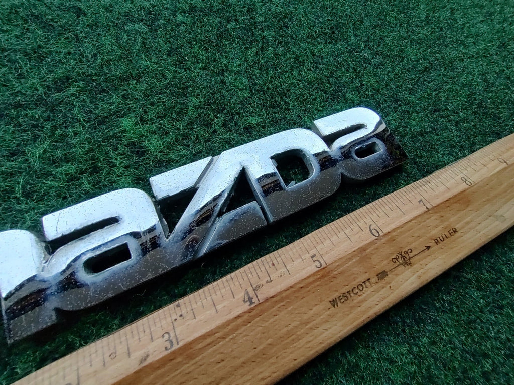 Mazda OEM Chrome Emblem Badge Logo Nameplate Name Plate ~7.5 Inches 5S3