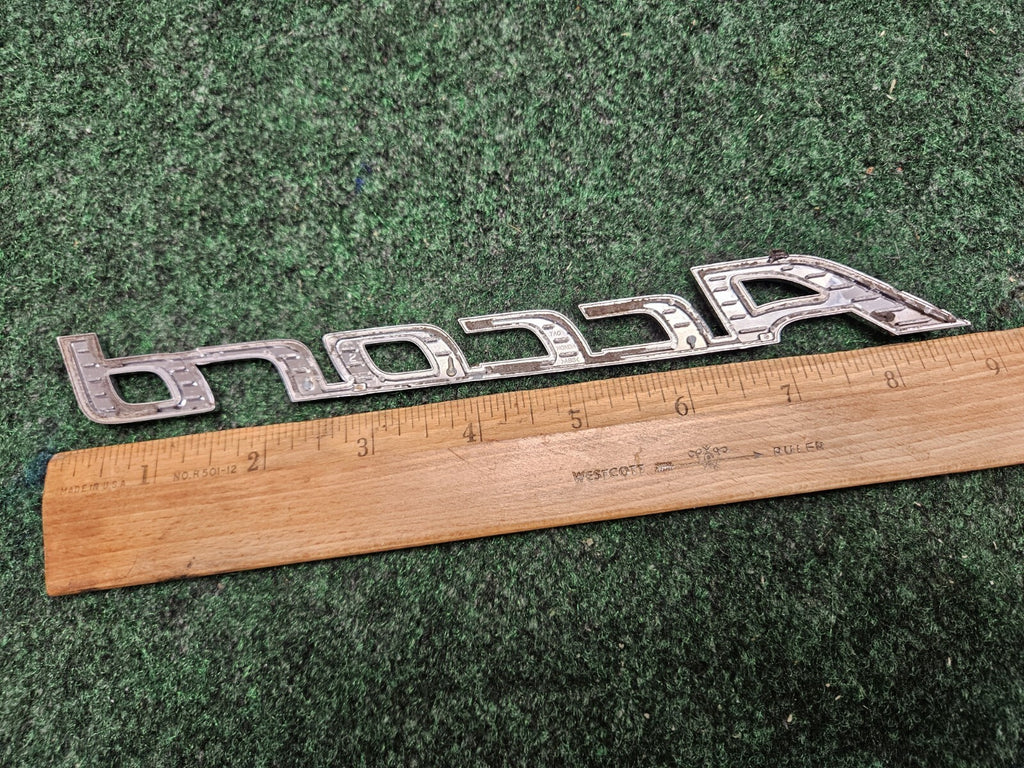 HONDA ACCORD REAR EMBLEM LOGO BADGE SYMBOL CHROME Nameplate LETTERS 5M2