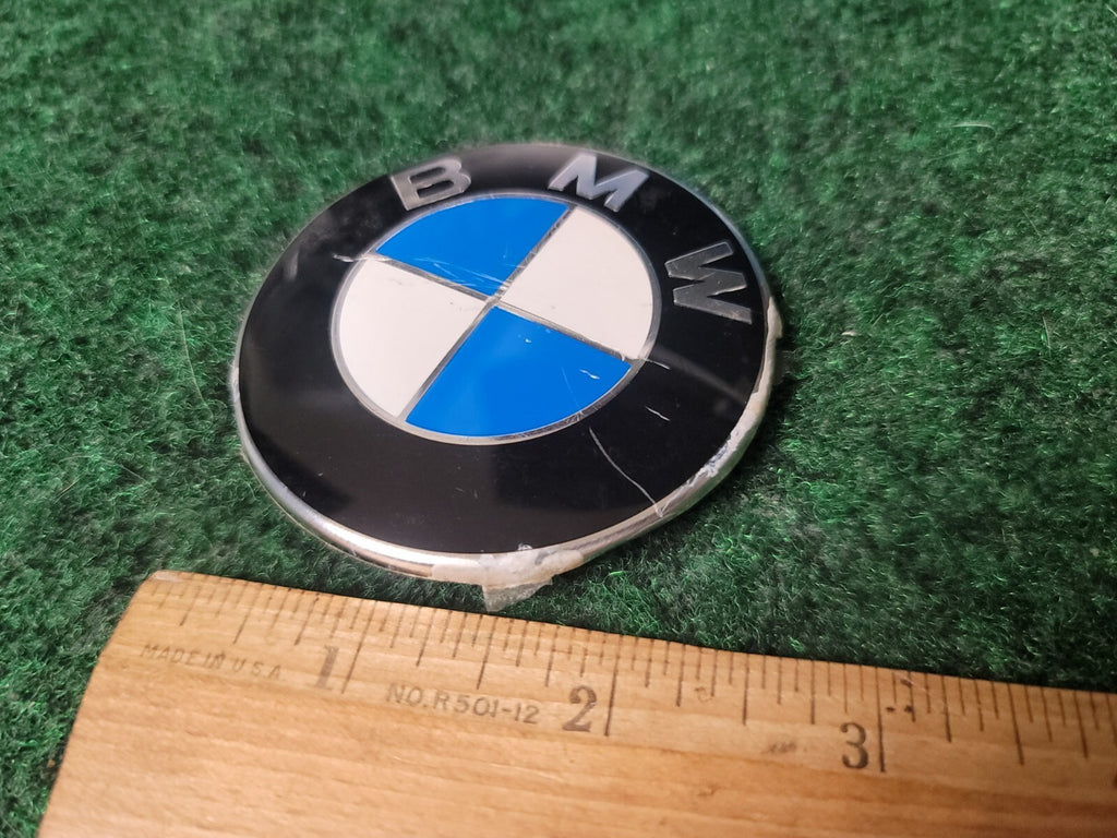 BMW OEM Vintage Steering Wheel Horn Button Emblem Badge Logo Name 5S2