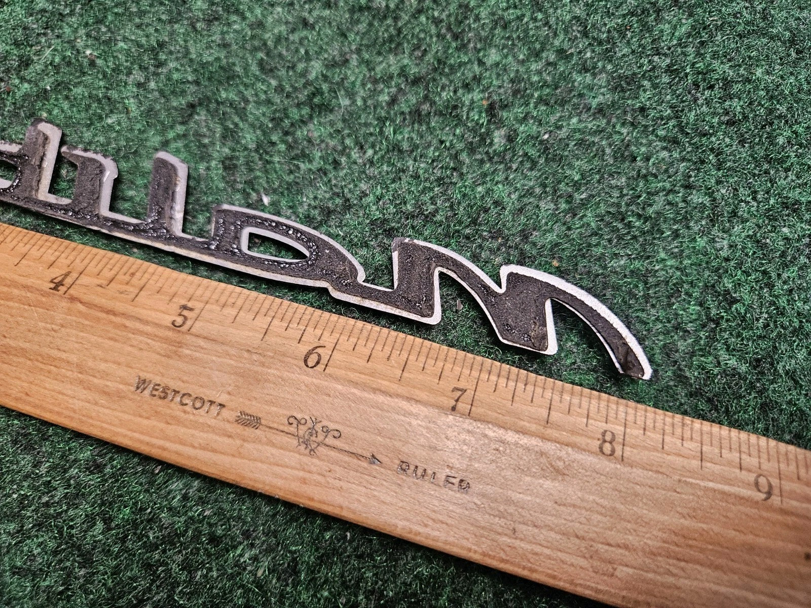 1997-2003 Chevy Malibu Chrome Rear Emblem Badge Logo Nameplate Name Plate 6M9