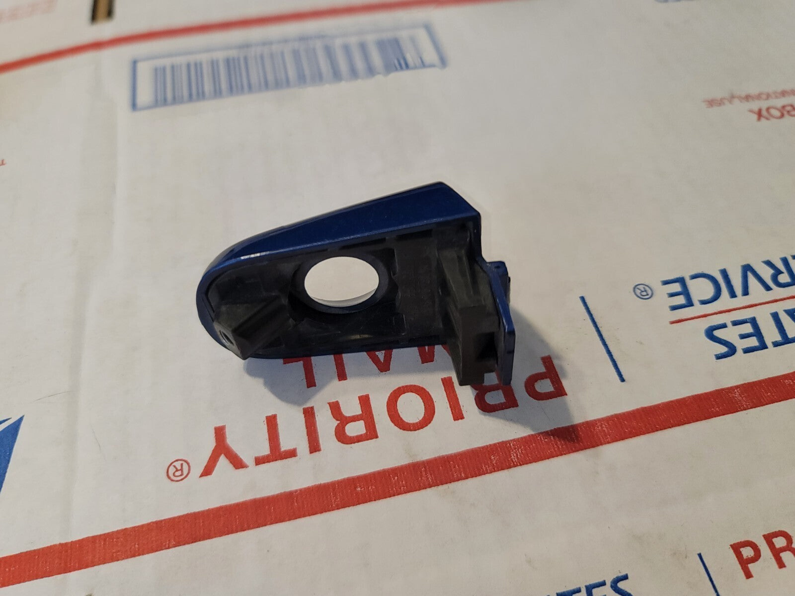 2009-2012 Chevrolet Traverse Exterior Door Driver Handle Cover OEM Blue 7L3