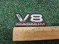 Dodge V8 Magnum Front Fender Plastic Emblem Badge Logo Nameplate Name Plate GL3