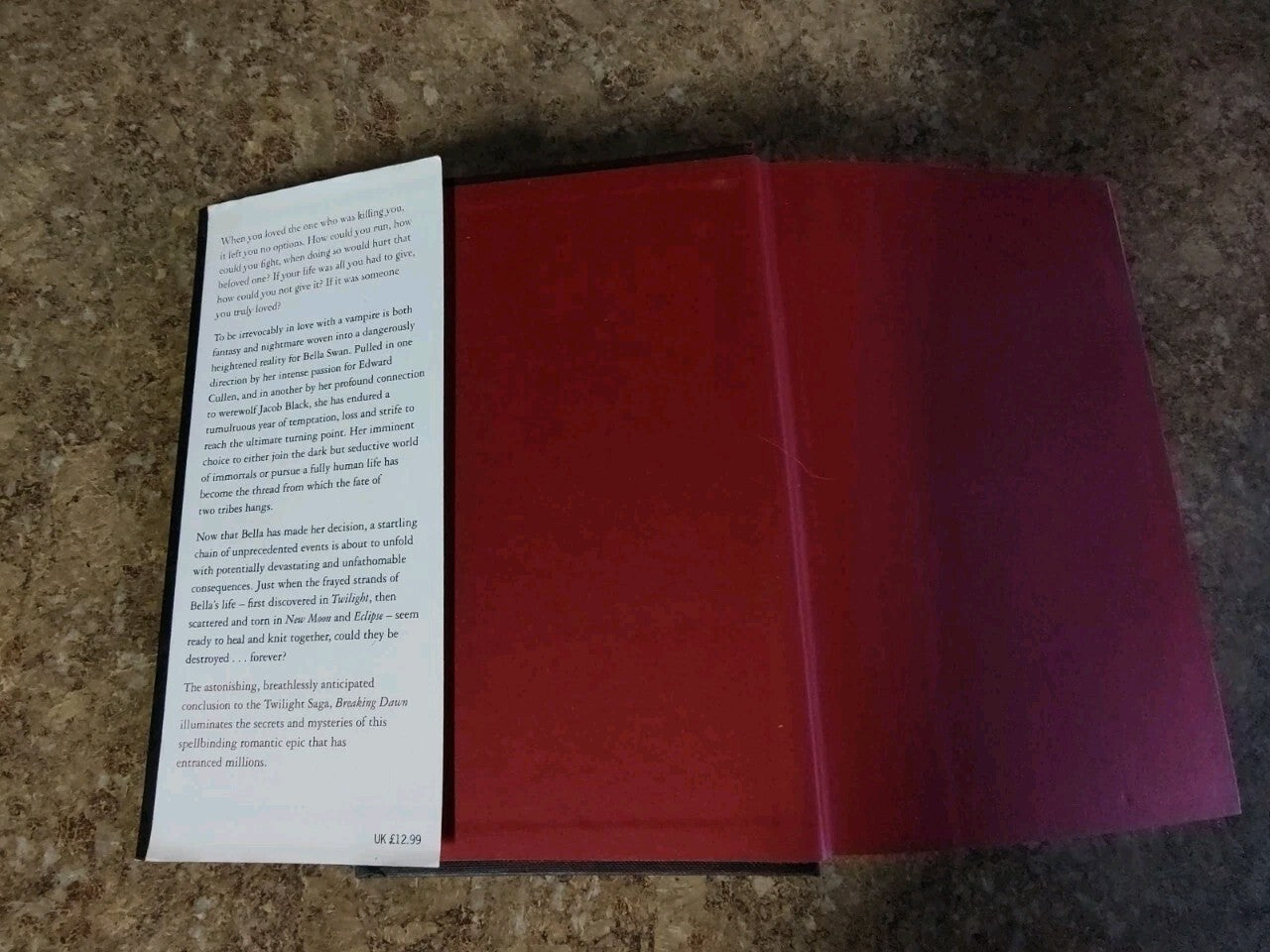 The Twilight Saga Ser.: Breaking Dawn by Stephenie Meyer Hardcover B12
