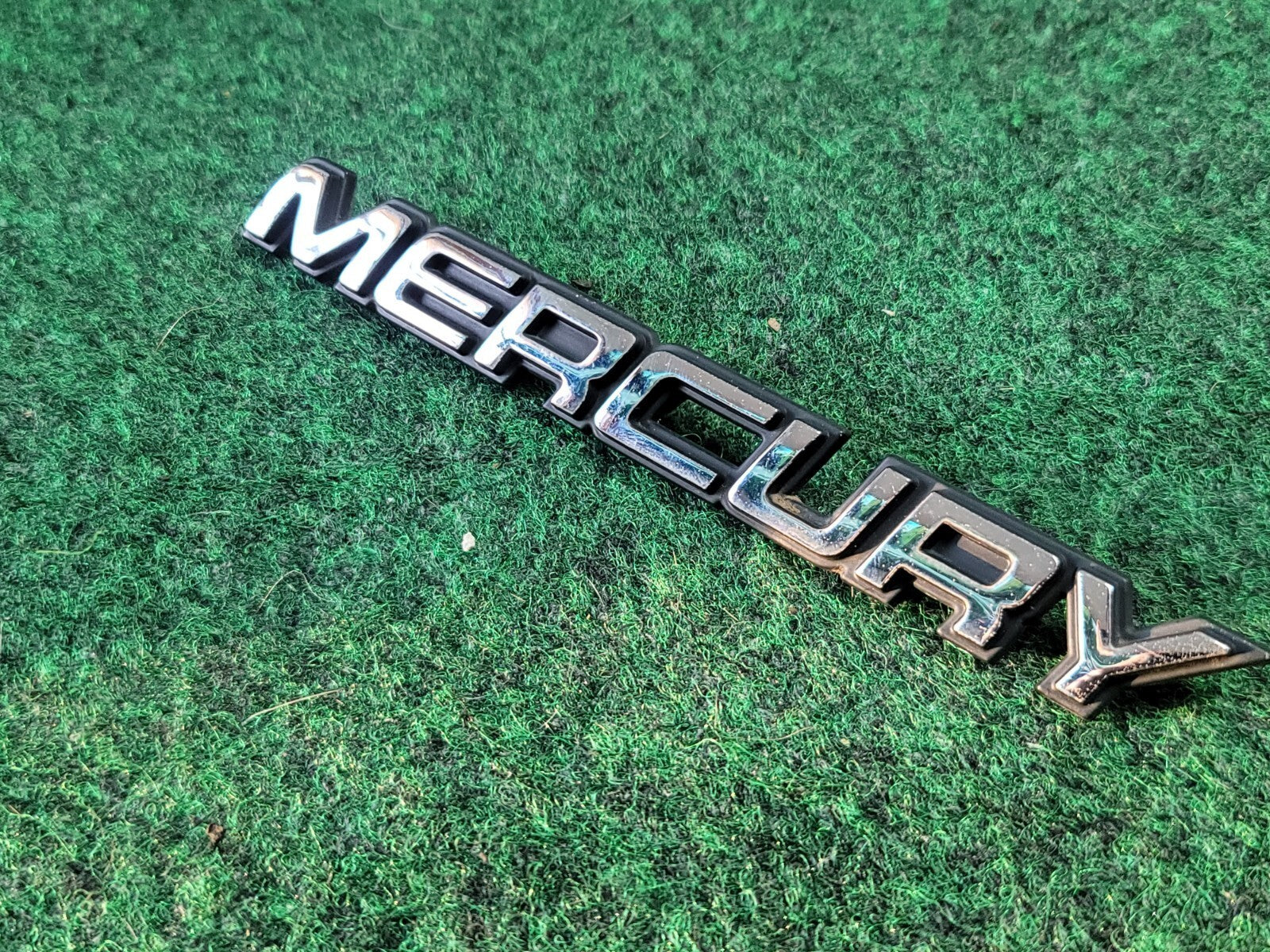 1992-1997 Mercury Grand Marquis Emblem Logo Badge Driver Rear Panel Chrome 1M1