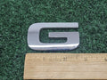 OEM "G" Chrome Individual Letter 3D Lettering Emblem Badge Logo Nameplate G 7S7