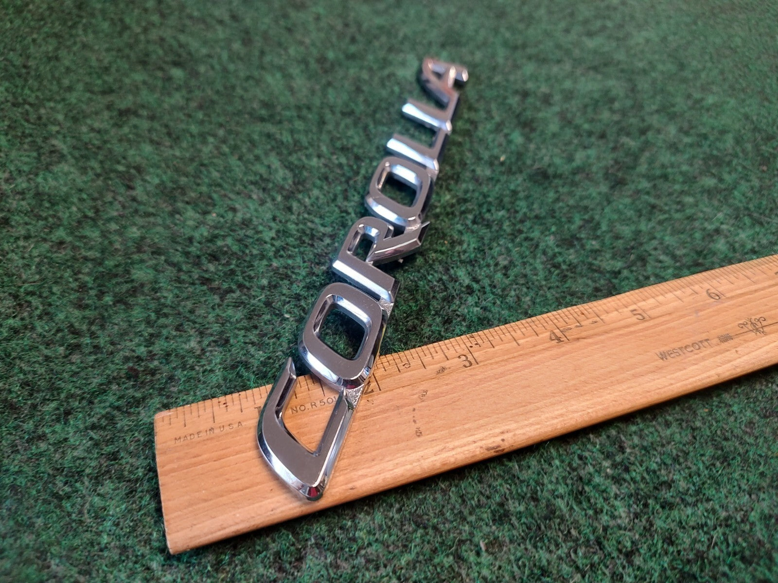 2003 2006 2007 2008 Toyota Corolla Rear Trunk Nameplate Emblem 75442-02070 3S1