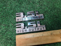 (2) Dodge Charger Magnum 3.5L HIGH OUTPUT Nameplate Emblem 04806330AA 6S9
