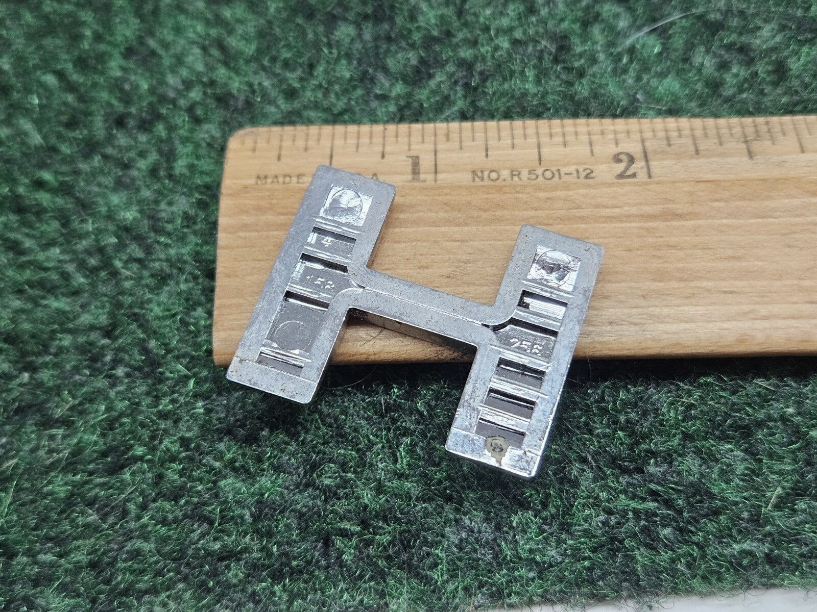 OEM "H" Chrome Individual Letter Lettering Emblem Badge Logo 3D Nameplate 7S7