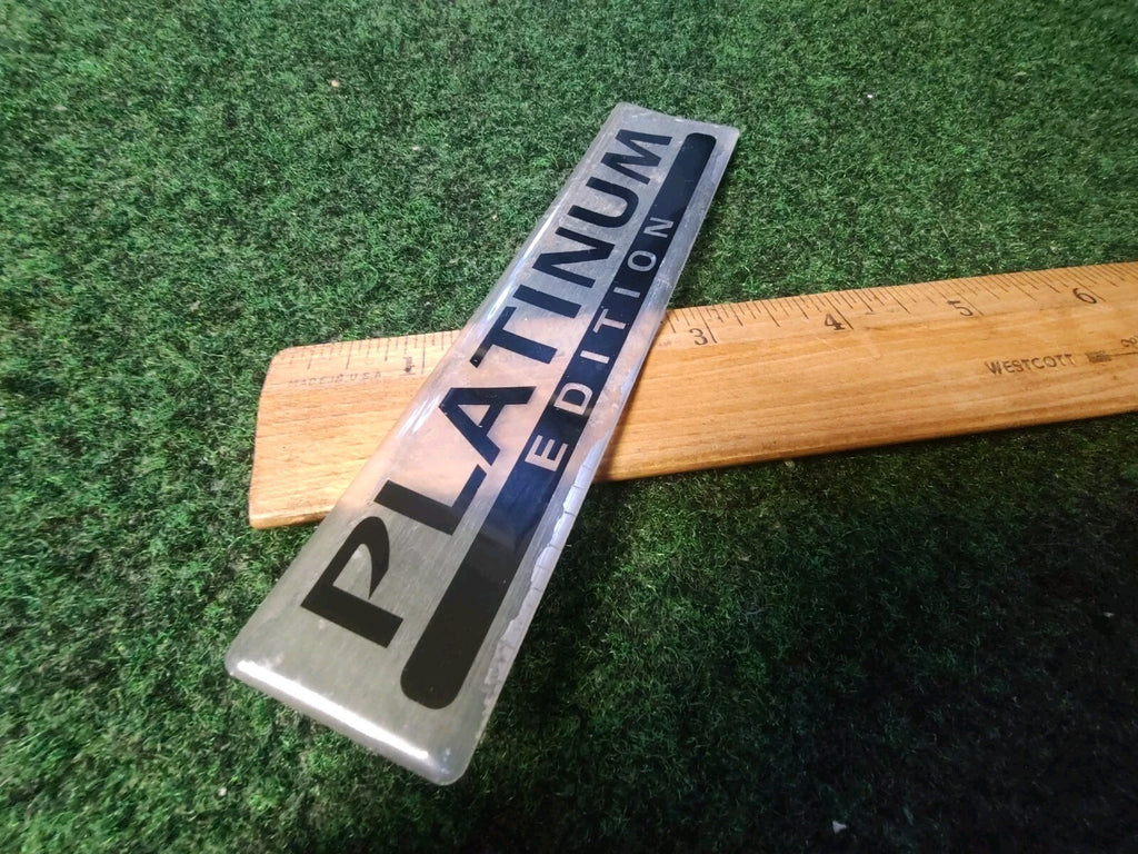 Platinum Edition Emblem Sticker Decal Badge Trunk Fender Nameplate OEM 4S3