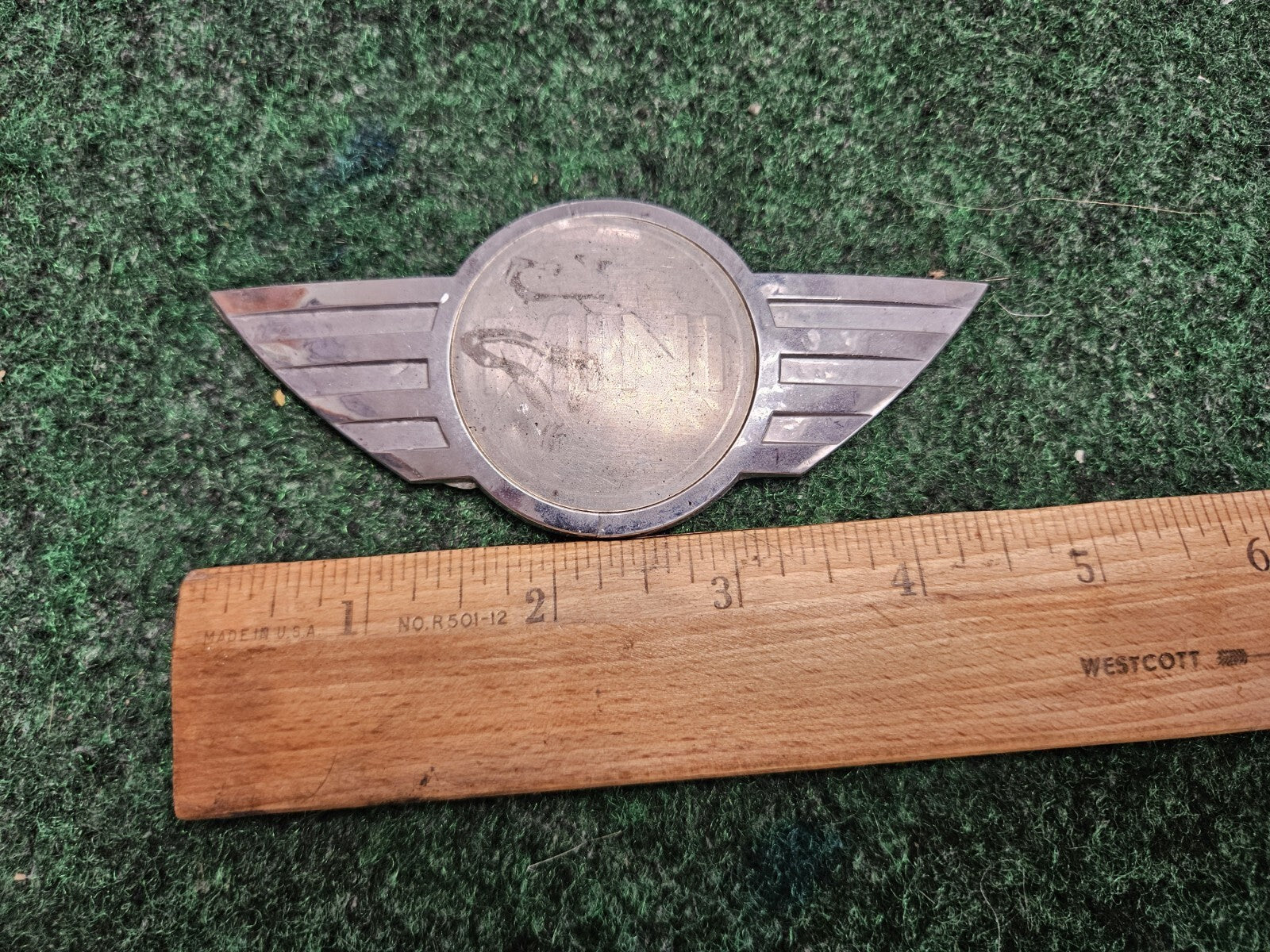 MINI COOPER R50 R52 HOOD EMBLEM Name Plate BADGE 7026184 OEM 6M6