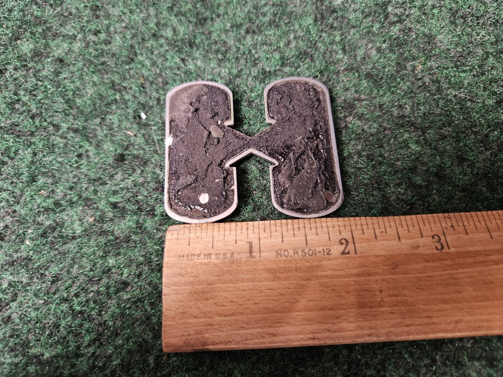 CHEVROLET TAHOE GMC YUKON HYBRID H REAR SIDE EMBLEM BADGE SYMBOL LETTER OEM 3M4