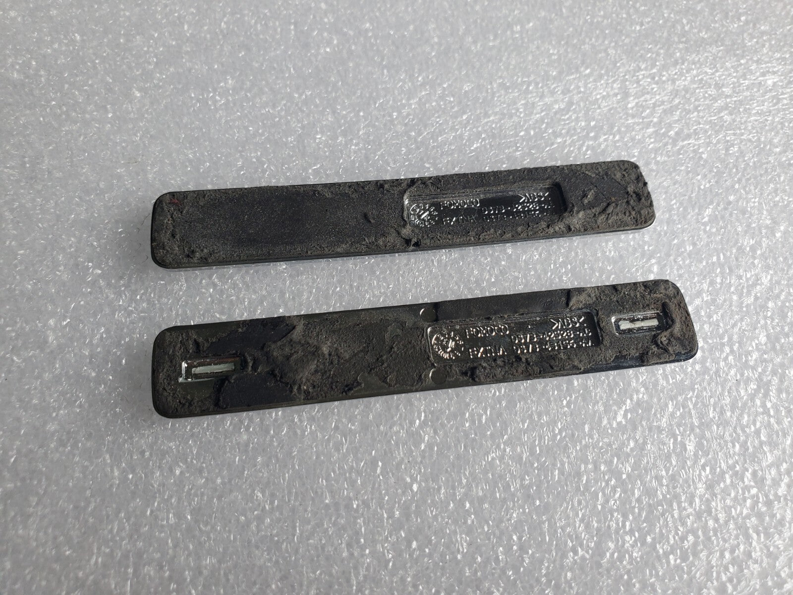 (2) Ford Ecoboost Emblem Badge Logo Trunk Fusion Taurus OEM Factory Genuine 2L3
