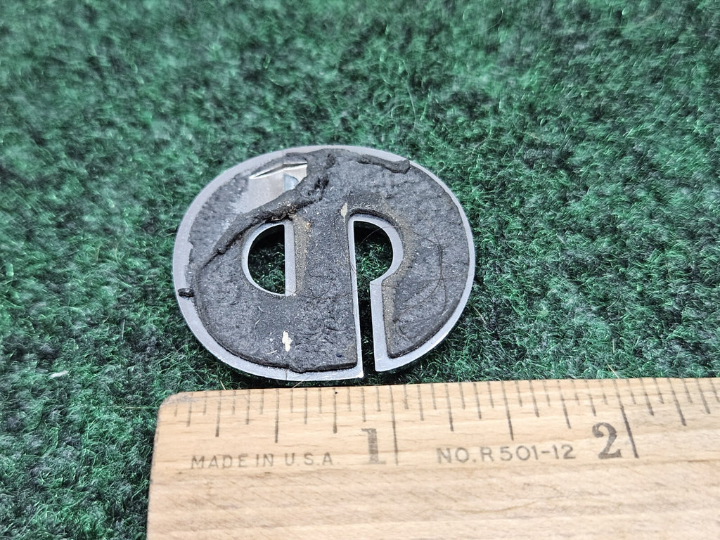 Jeep OEM "E" Chrome Hood Hatch Letter Emblem Badge Logo Nameplate 7S6