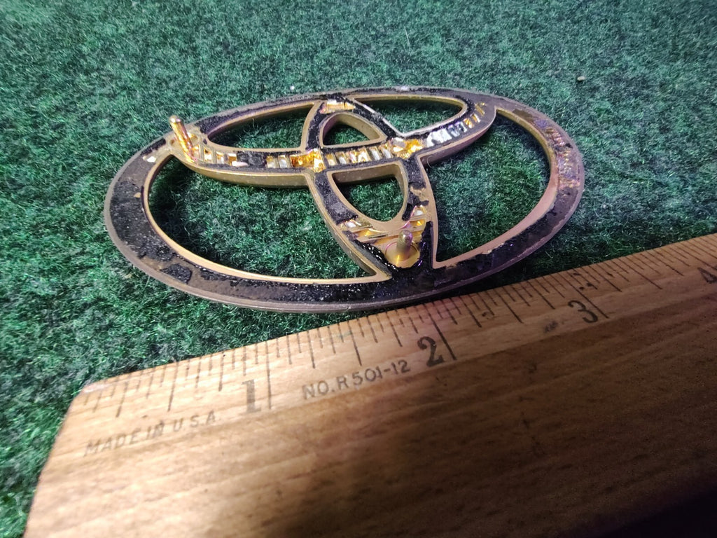 Toyota 1997-2001 Camry Gold Rear Trunk Emblem Badge Logo Name 75441-AA040 2M4