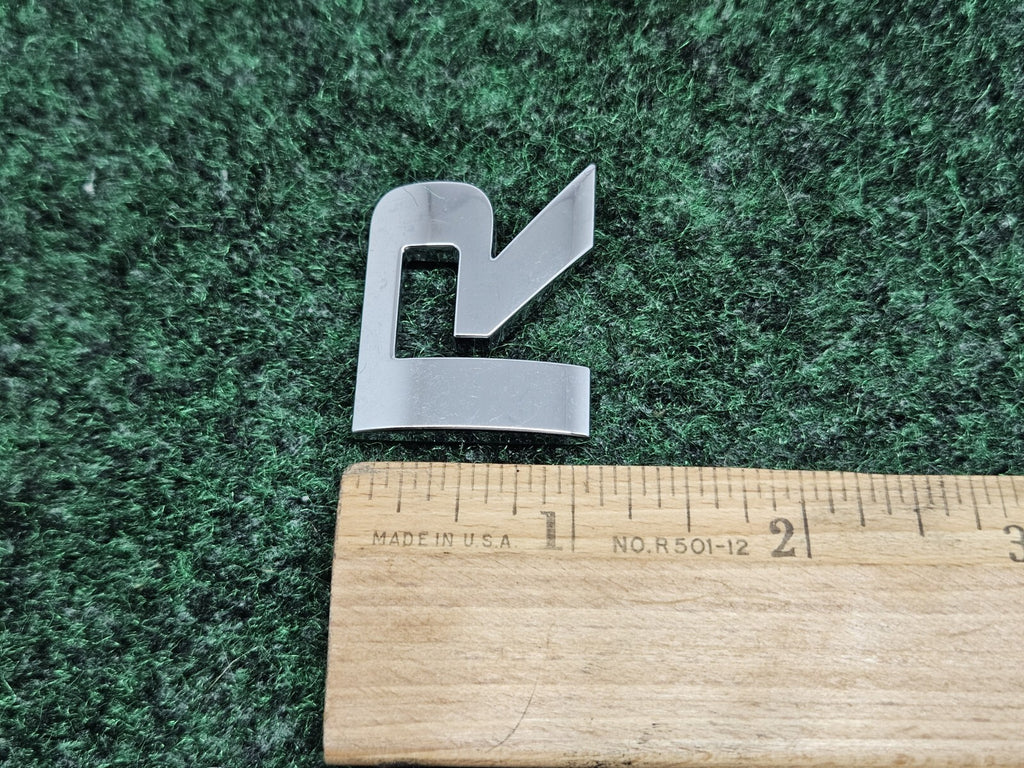 OEM "R" Chrome Hood Hatch Individual Letter Emblem Badge Logo Nameplate 7S9