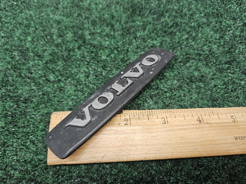 1990's VOLVO Emblem 20244 Badge Nameplate Plastic Chrome Script Car Part OEM GL1