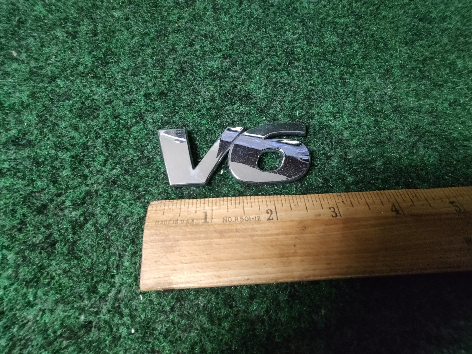 2002-2006 Toyota Camry XLE V6 Emblem Logo Symbol Badge Rear Tailgate Chrome 1S6