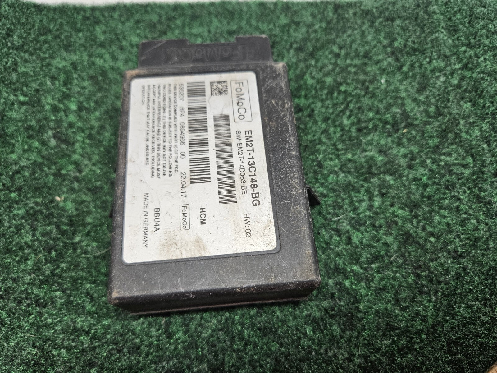 2016 2017 2018 LINCOLN MKX HEADLAMP LEVELING LIGHT LAMP CONTROL MODULE OEM 7S7