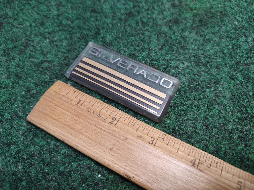1990s SILVERADO Plastic Roof Panel Emblem OEM NAME PLATE 4S4