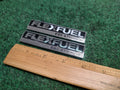 (2) 2006-2016 GMC Yukon Sierra Flex Fuel E85 Ethanol Nameplate Badge Emblem 3S6