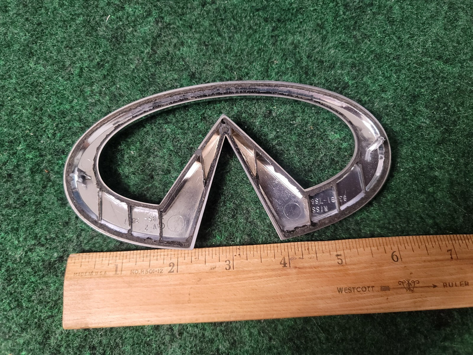 2004-2007 Infiniti QX56 Rear Emblem Logo Badge Sign Symbol 9391-7S600 OEM 5S5