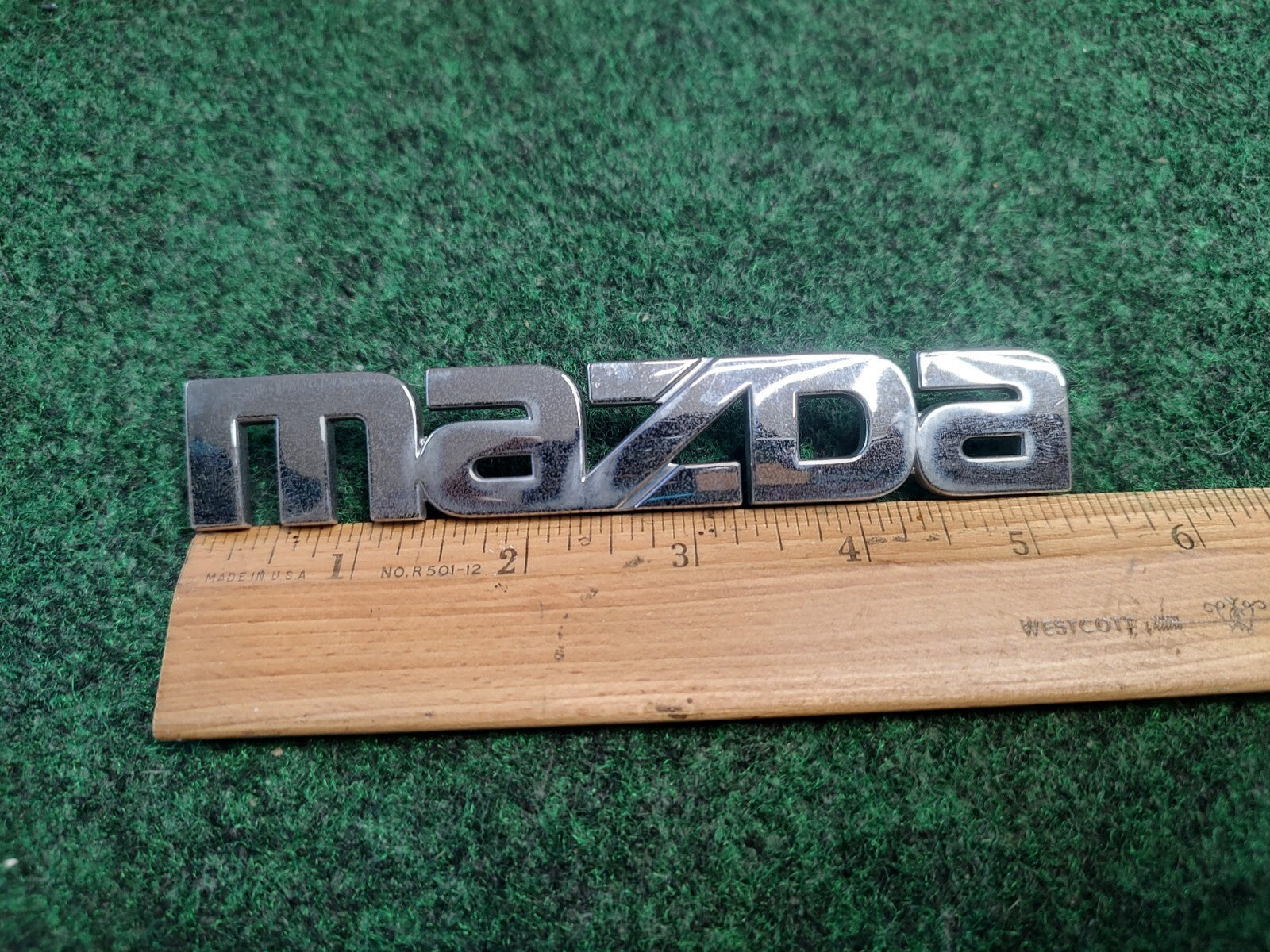 1999 00 2001 2002 2003 Mazda Protege Rear Trunk Nameplate Emblem B25D-51-710 1S9