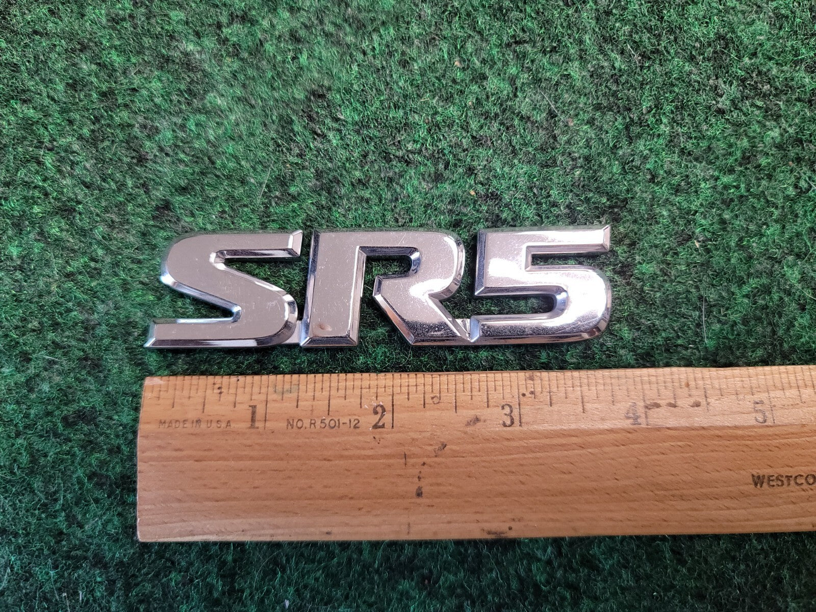 2001-2007 Toyota Sequoia SR5 Emblem Logo Letters Badge Side Chrome OEM 2M3