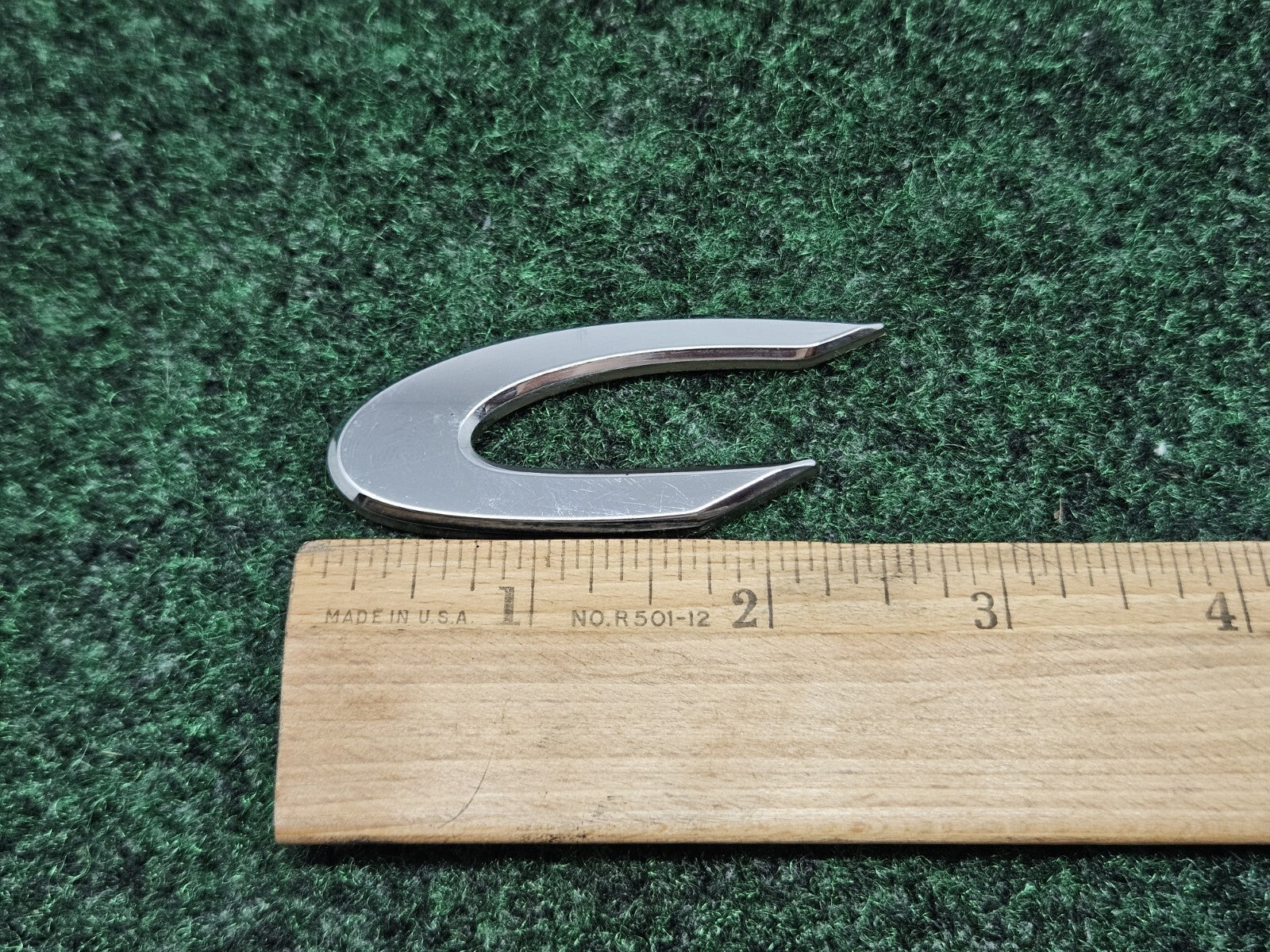 OEM "C" Chrome 3D Individual Letter Lettering Emblem Badge Logo Nameplate C 2S2