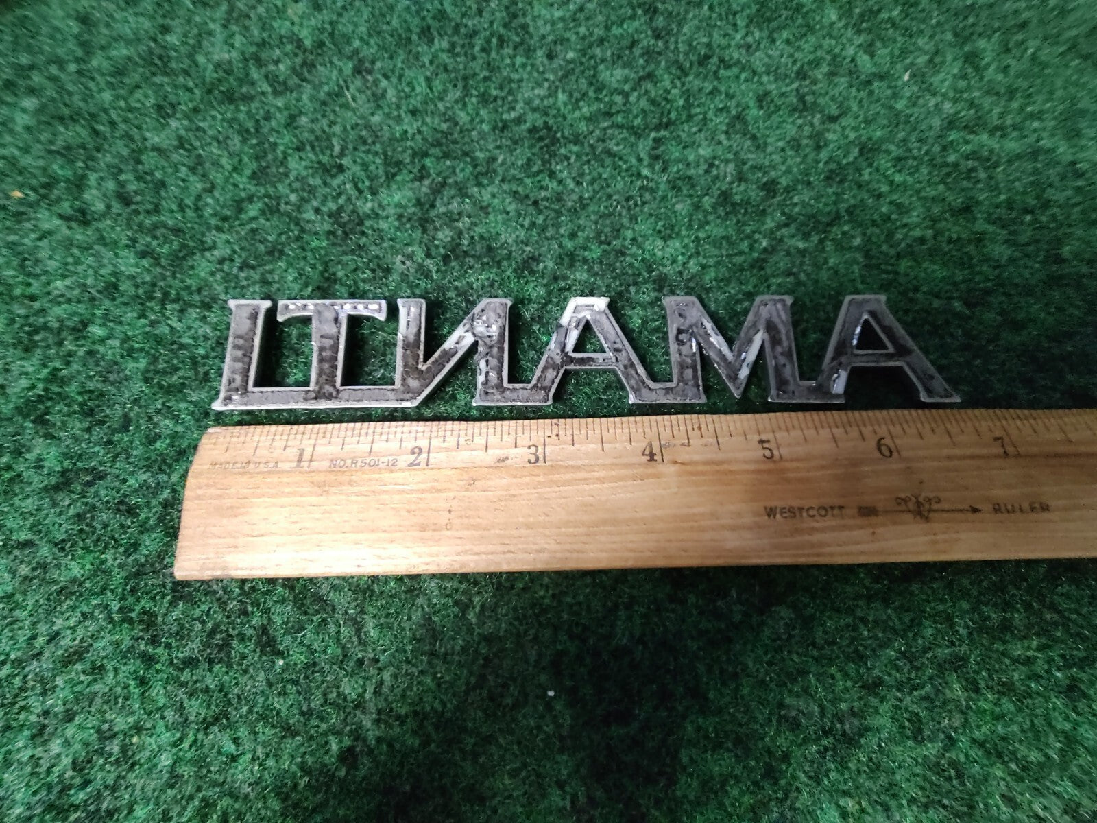 04 05 06 07 08 Kia Amanti Emblem Logo Letters Badge Trunk Rear Chrome OEM 4S4