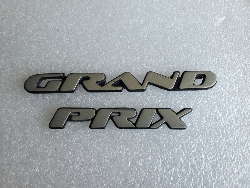 1997 1998 1999 2003 Pontiac Grand Prix Door Name Plate Gray NAMEPLATE OEM VNTG