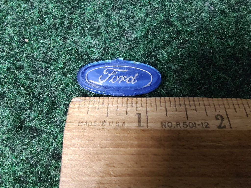 Ford OEM Blue & Chrome 1.25" Emblem Badge Name Plate Nameplate Logo 6L4