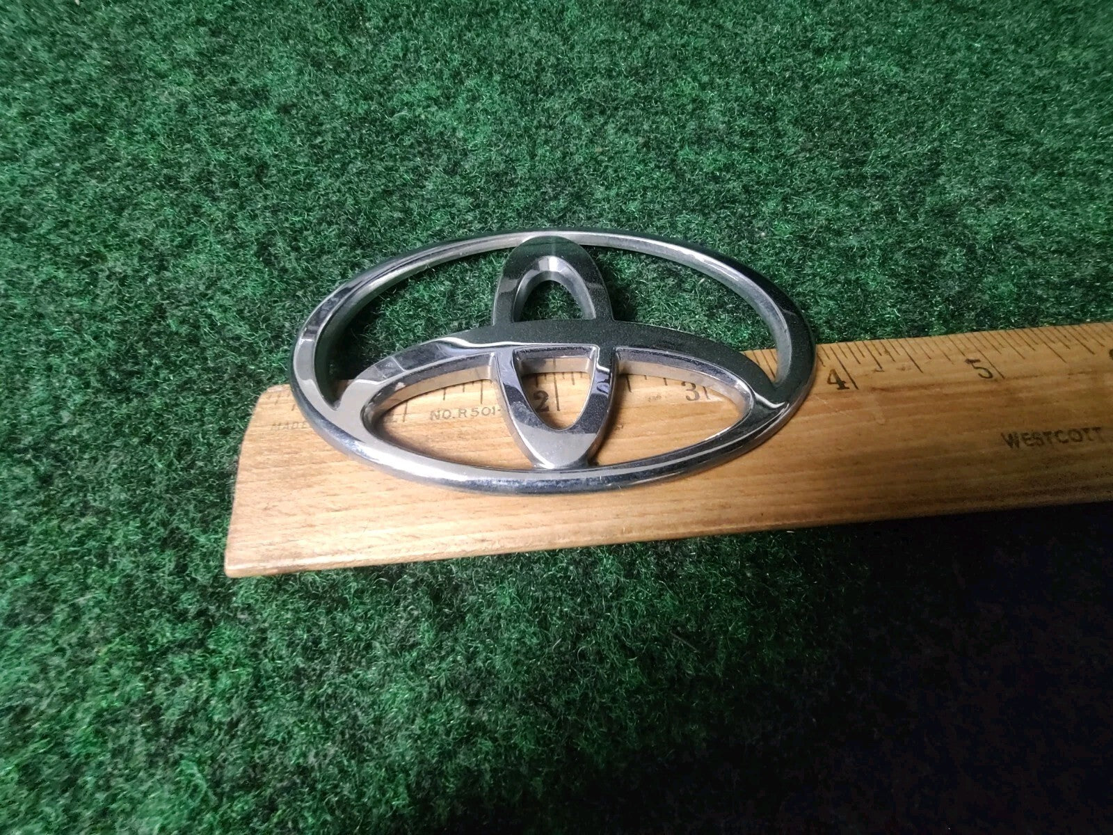 Toyota Chrome Emblem Logo Symbol Unknown Model ~3.5" 2364 4L6