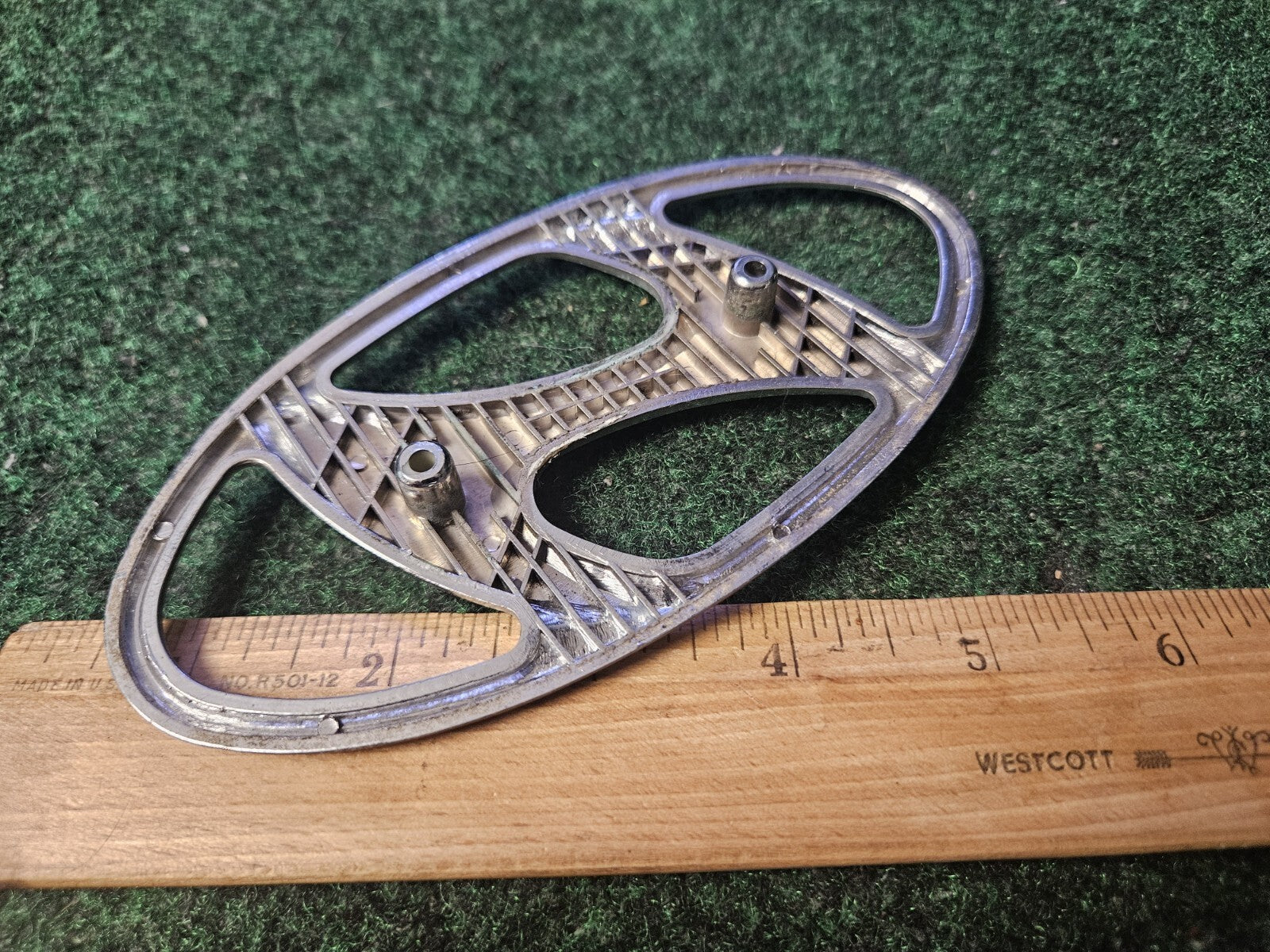 Hyundai Emblem Logo Symbol Badge Chrome OEM Nameplate Name Plate ~5.75" 4M8