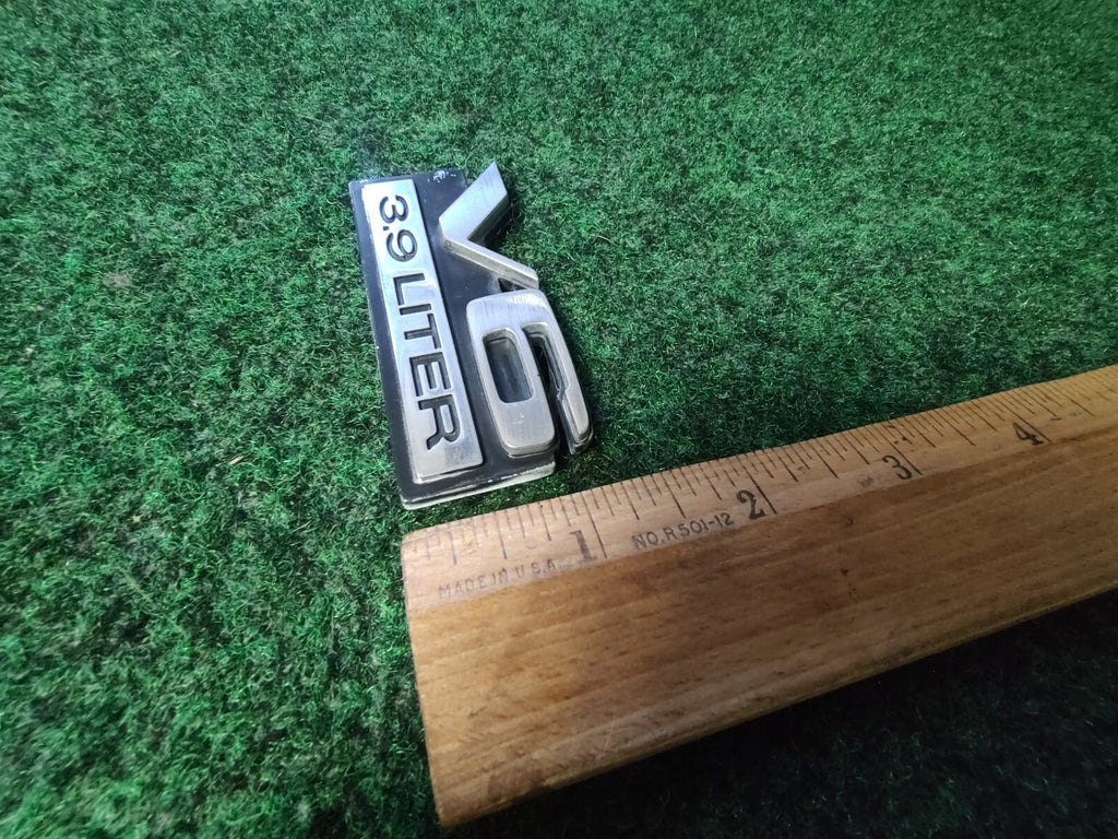 1987-1990 Dodge Dakota V6 3.9 Liter Emblem Logo Letters Badge Side OEM 8L2