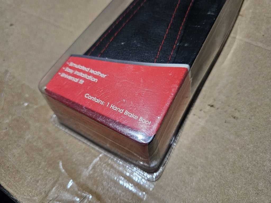 Pilot PM-22181R Hand Brake Boot Red Stitch EL9