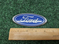 Ford OEM Blue & Chrome Oval 4.5" Emblem Badge Logo Nameplate Name Insignia GL1