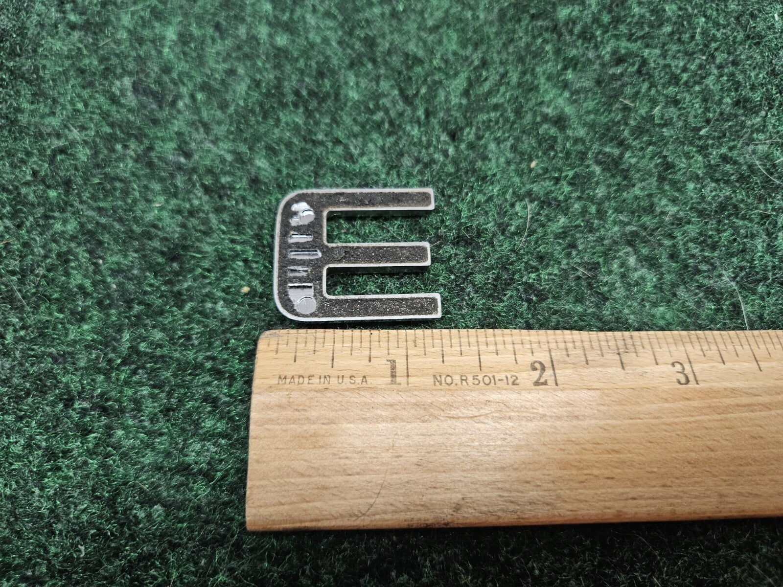 OEM "E" Chrome Individual Letter E Lettering Emblem Badge Logo Sign Name 7S7