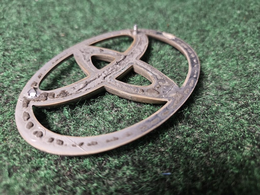 Toyota Gold Emblem Logo Symbol Name Plate Nameplate ~3.75" 9L2