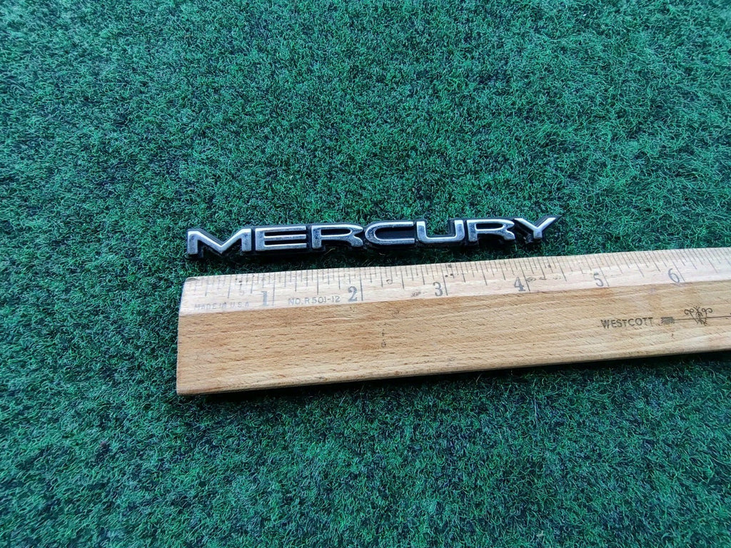 1998-2002 Mercury Grand Marquis Emblem Logo Letters Badge Rear Chrome OEM 5S3