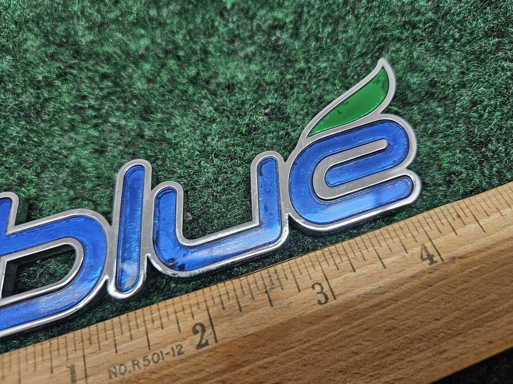 11 12 13 14 HYUNDAI SONATA HYBRID BLUE REAR LID EMBLEM LOGO BADGE SIGN OEM GL1