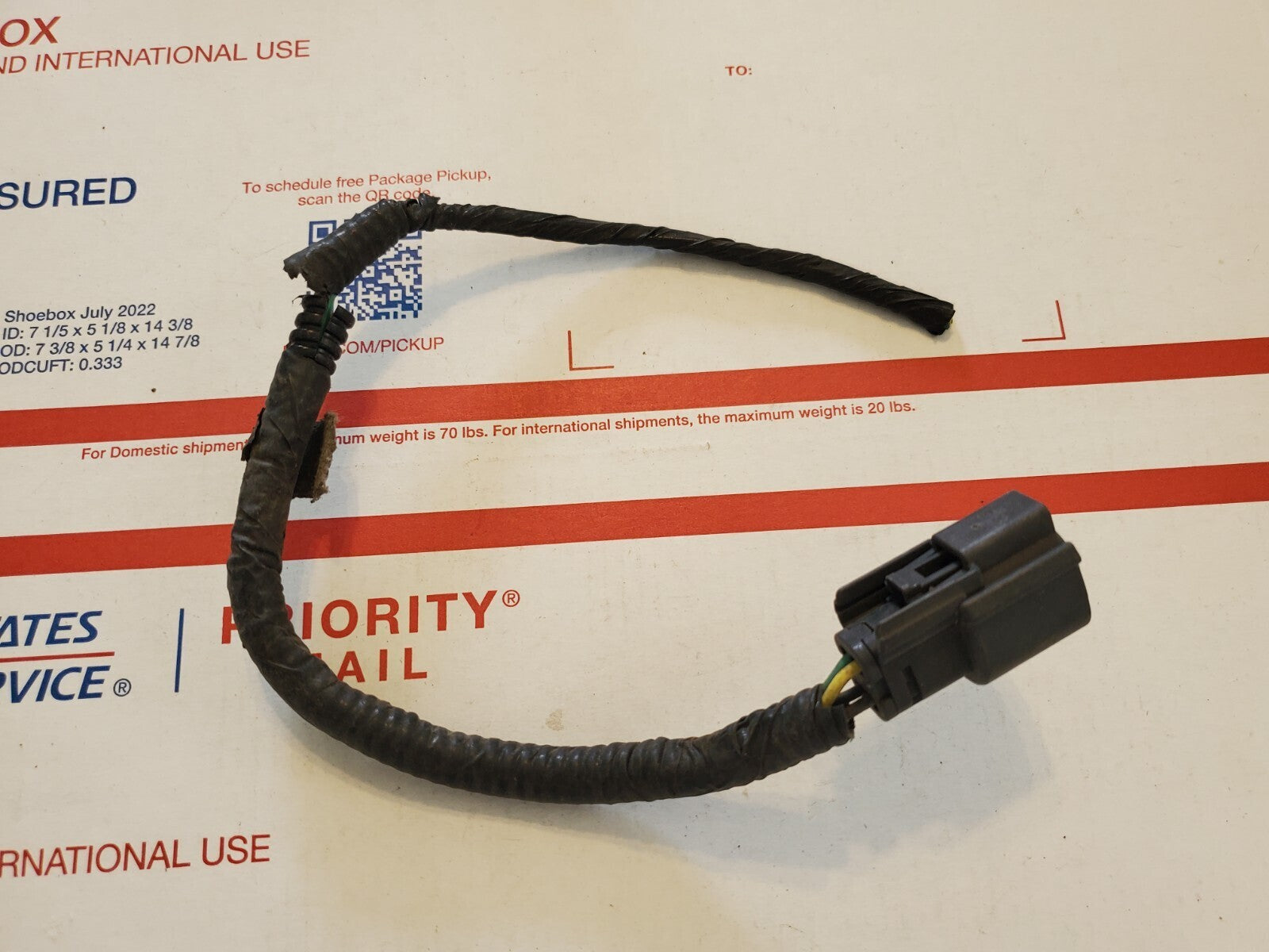 Unkown Make / Model 4 Pin Wiring Wire Pigtail Connector 4L3