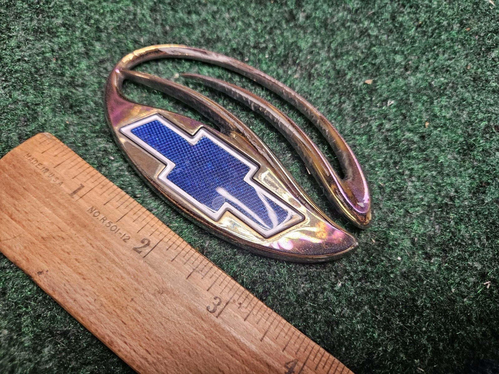 Chevrolet Malibu Chrome Blue Trunk Lid Emblem Badge OEM Logo Nameplate 5M3