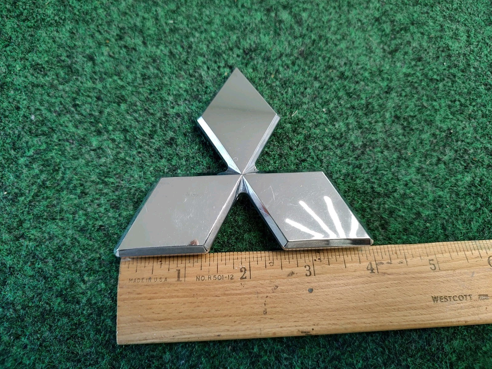 1999-2003 Mitsubishi Galant Emblem Rear Trunk Badge Nameplate Chrome OEM 3M1