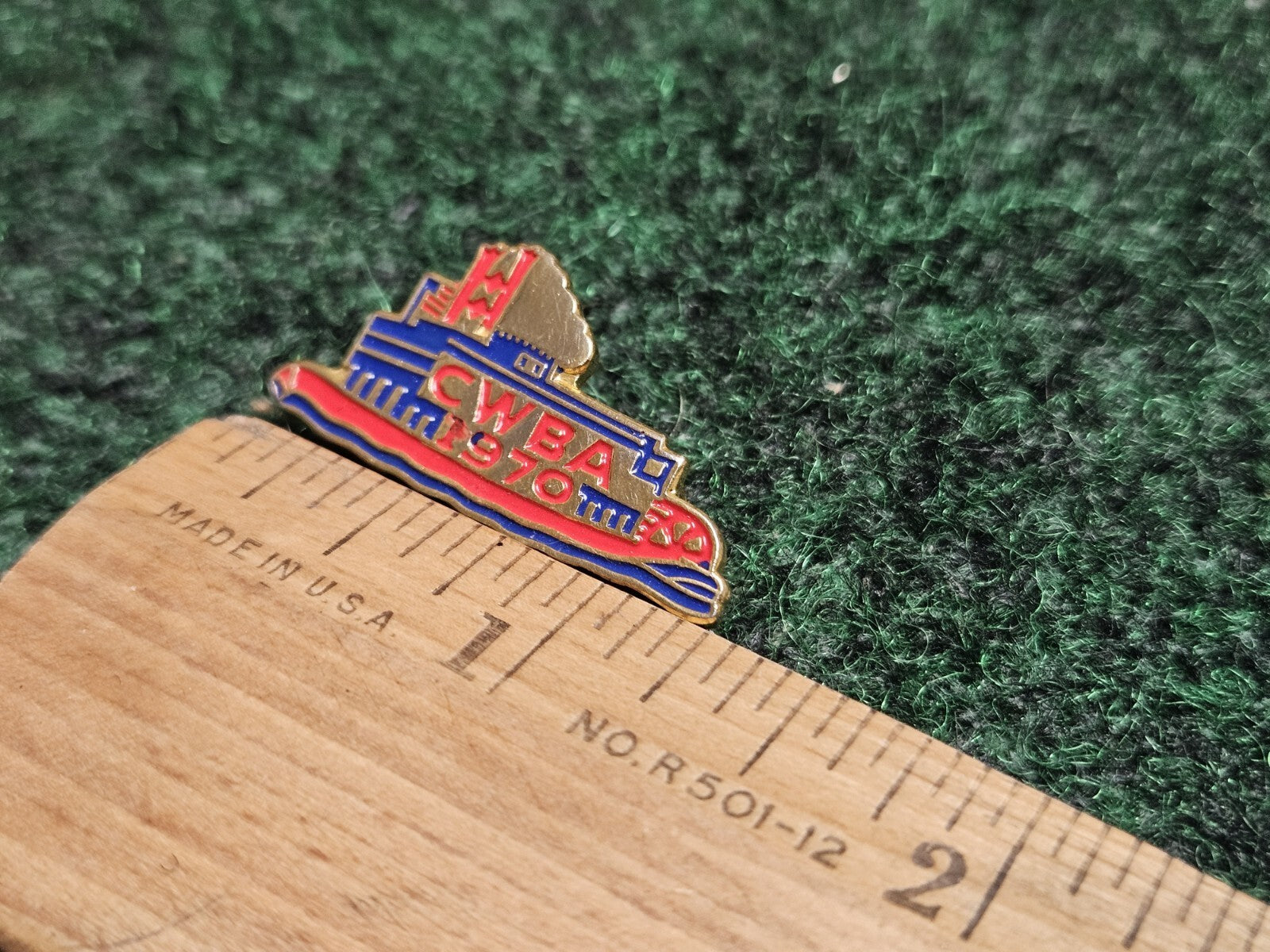 1970 CWBA California Women's Bowling Association Steamboat Pin